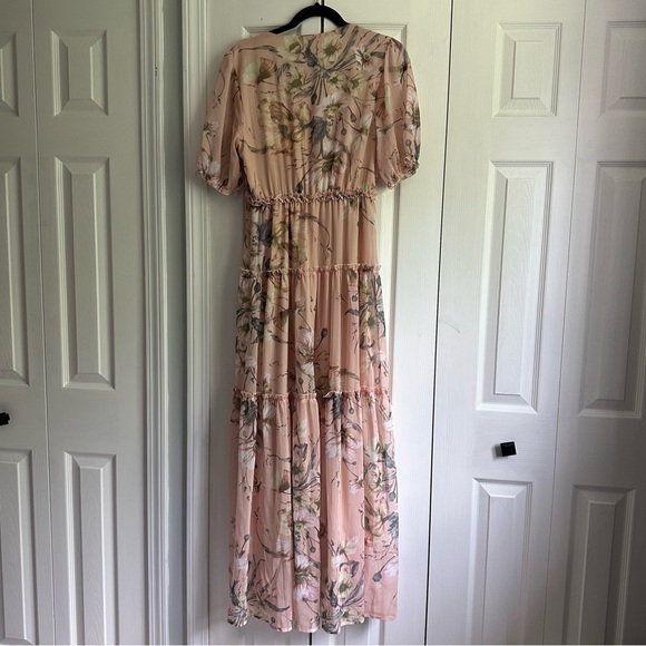 Baltic Born Floral Maxi Dress in Peach - Picture 3 of 8
